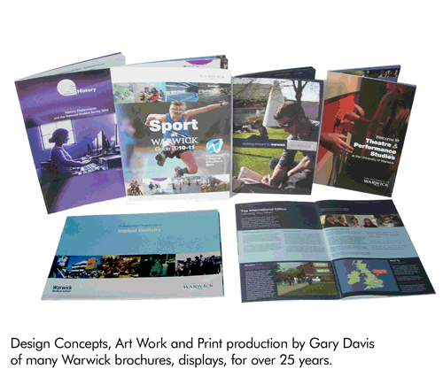 Warwick University random brochures